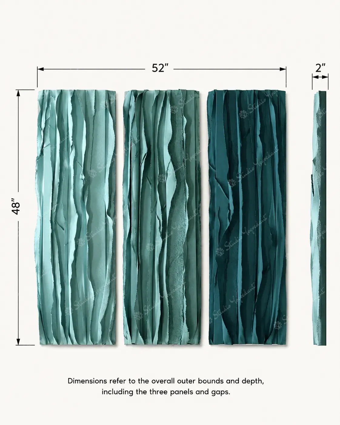 Teal Vertical Flow Relief Set - Image 5