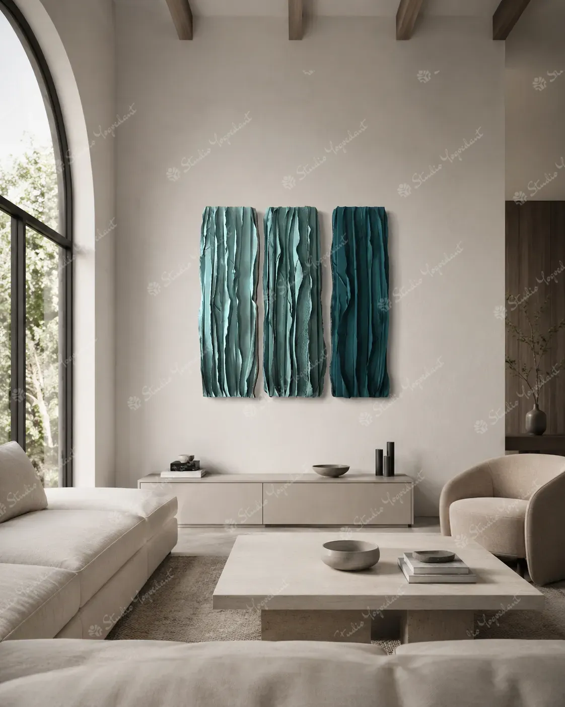 Teal Vertical Flow Relief Set - Image 8