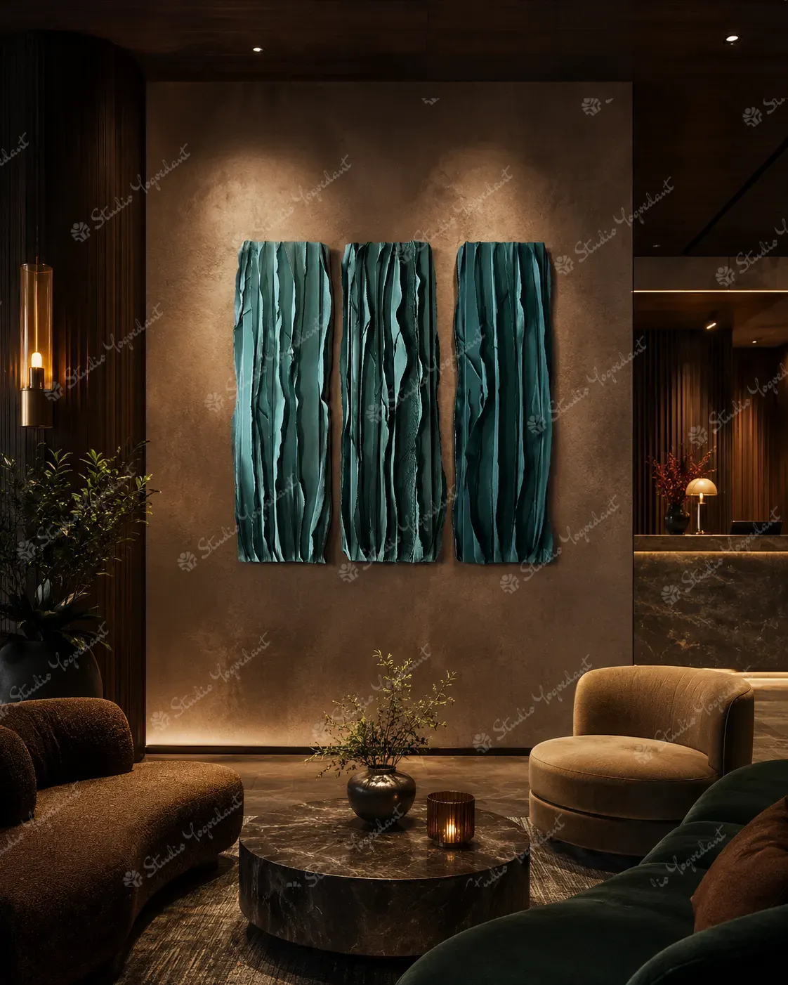 Teal Vertical Flow Relief Set - Image 9