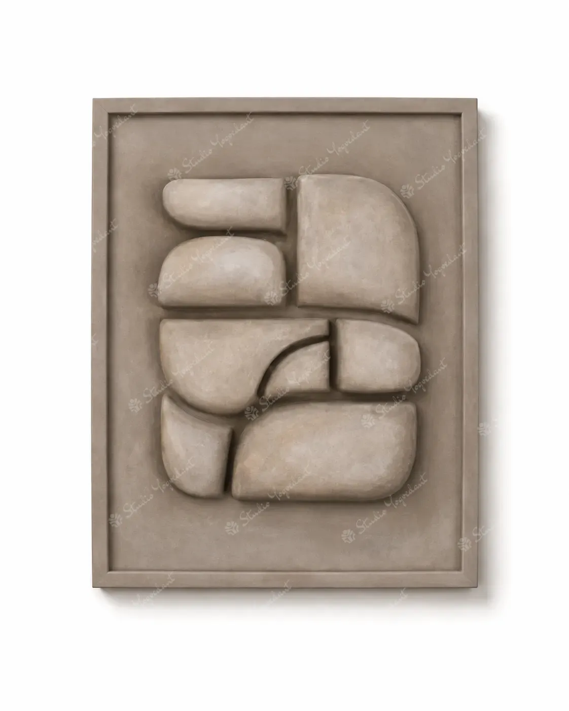 Abstract Plaster Relief wall art