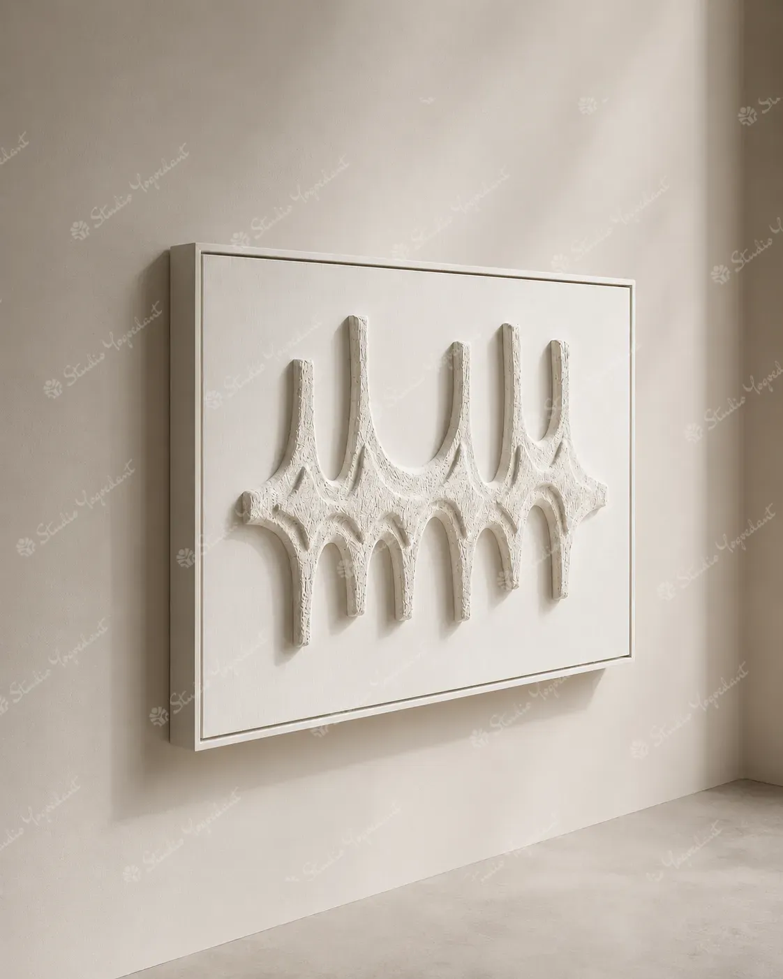 White Arcade Relief Panel - Image 7