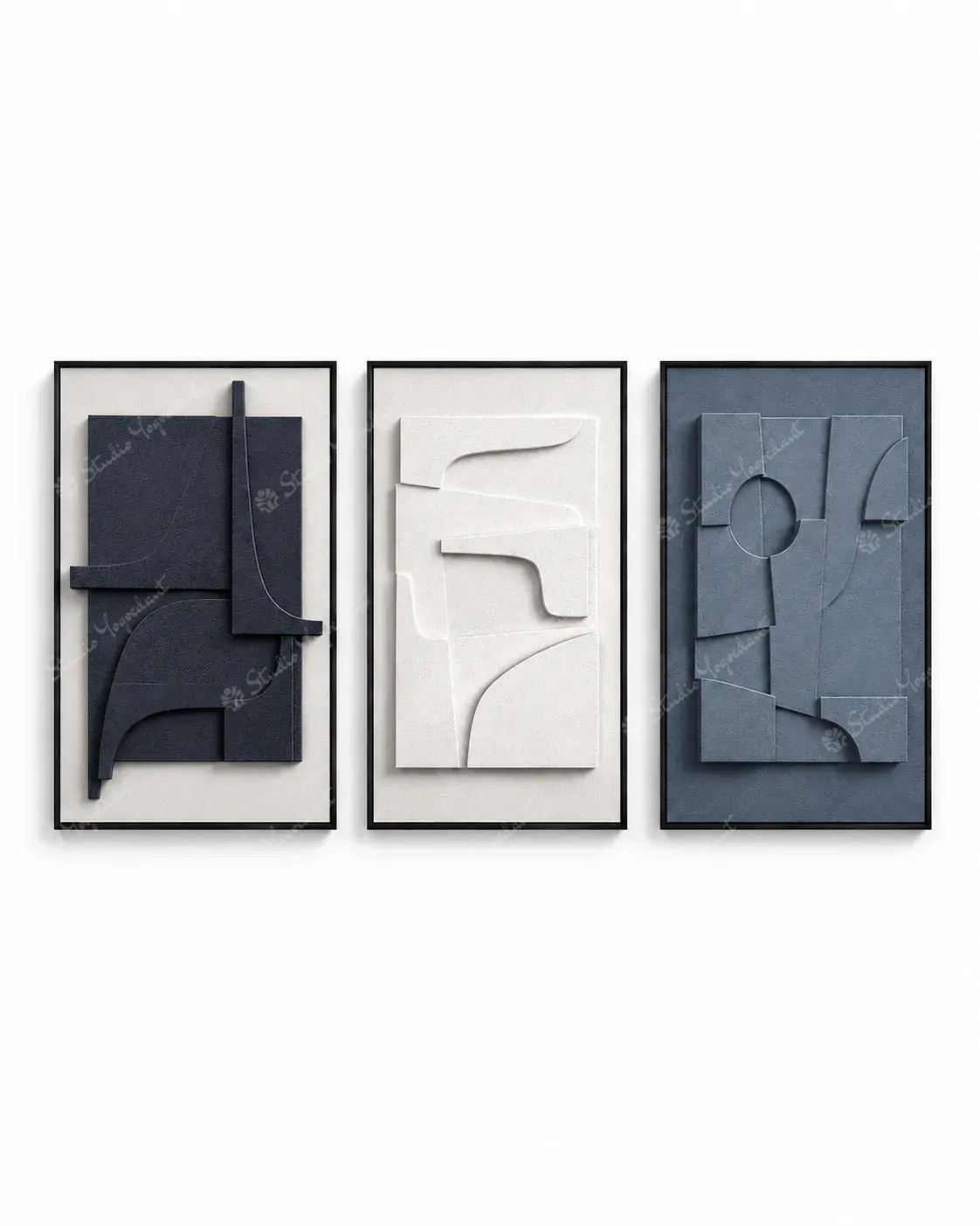 Monochrome Relief Wall art