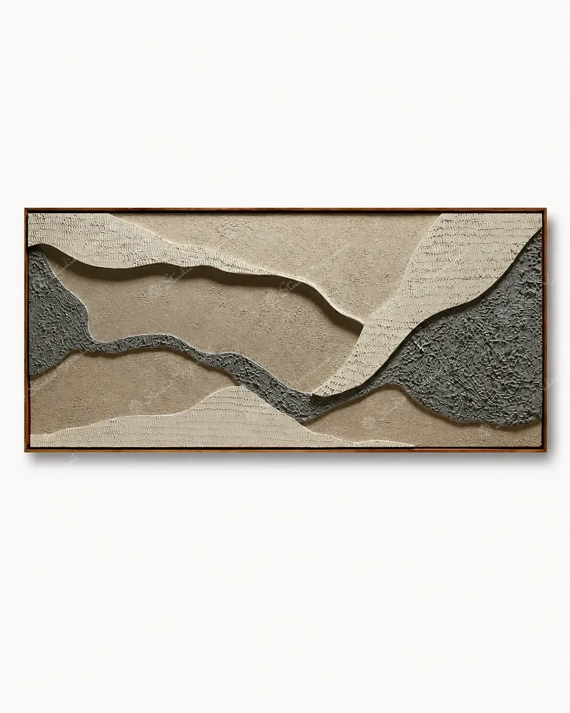 Layered Stone Landscape Relief