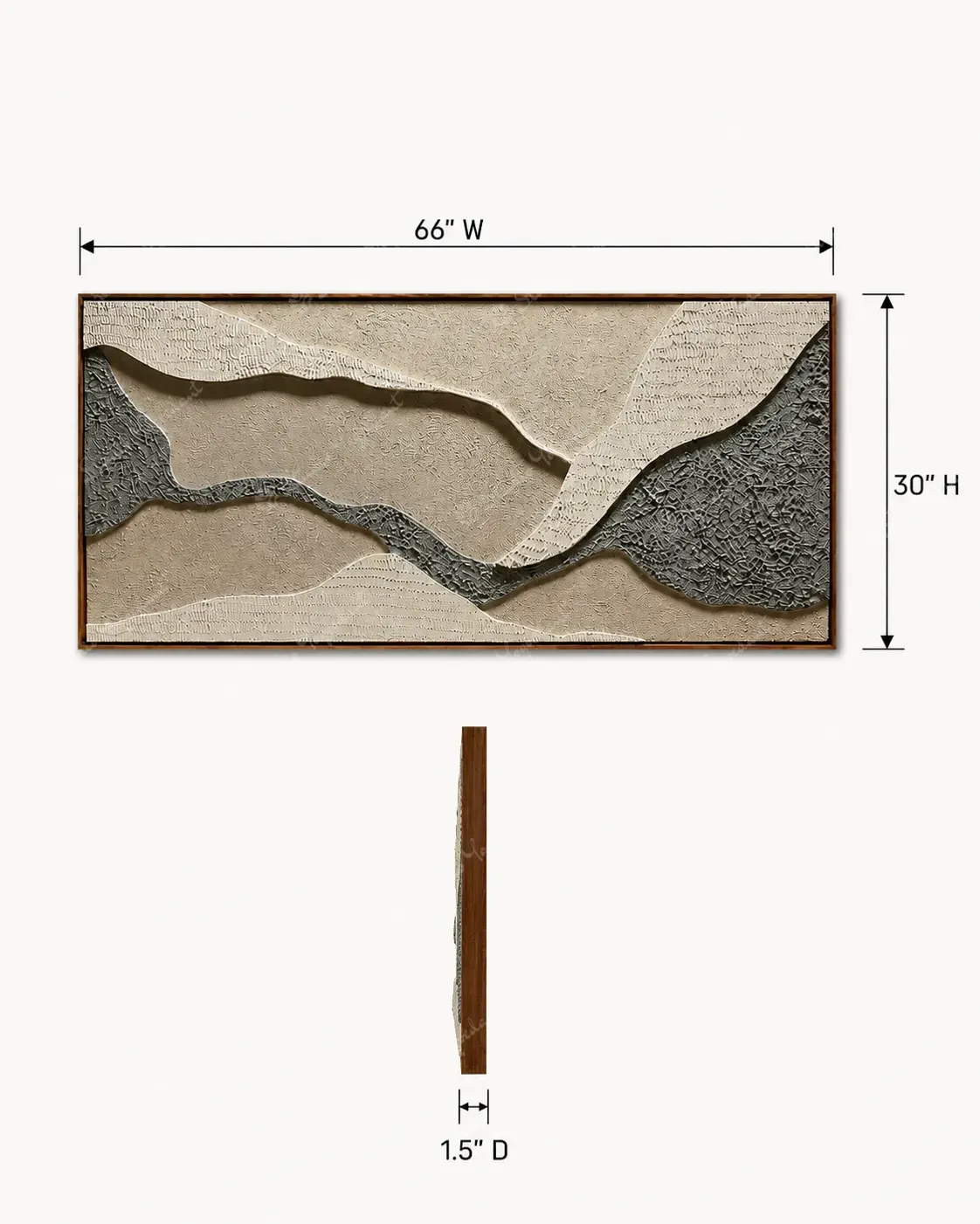 Layered Stone Landscape Relief - Image 6