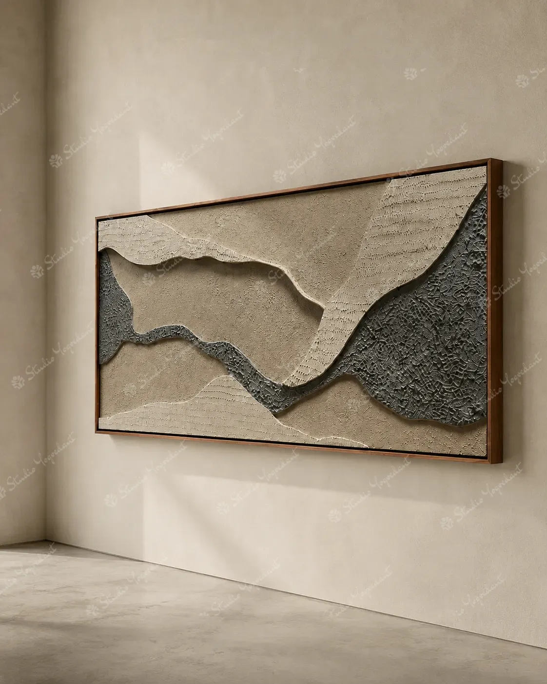 Layered Stone Landscape Relief - Image 7