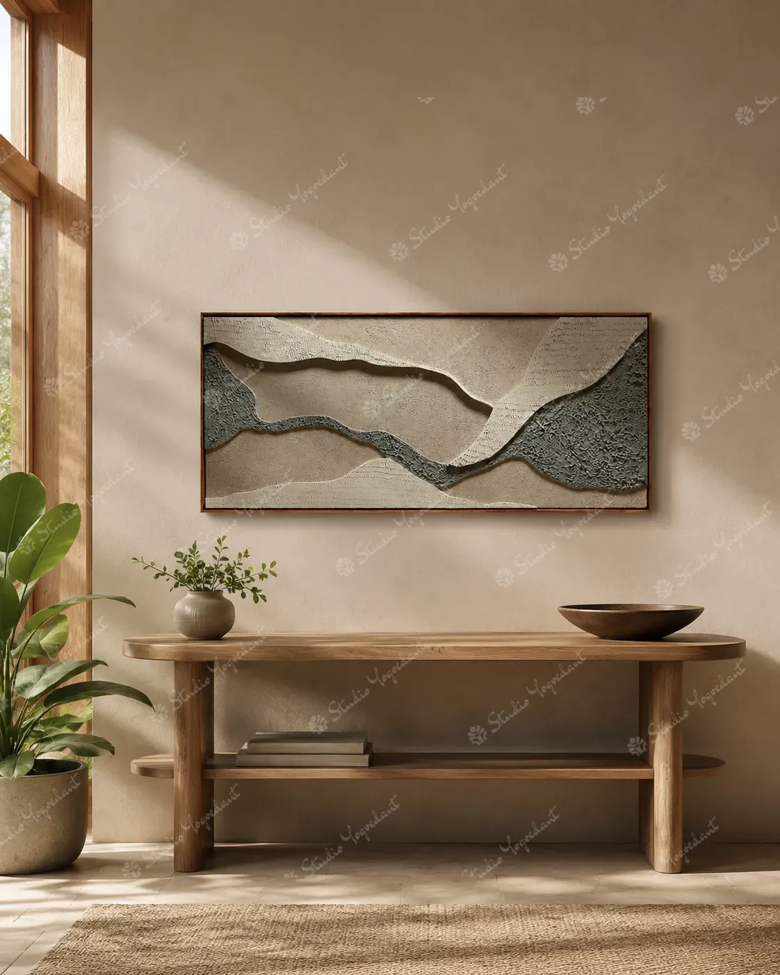 Layered Stone Landscape Relief - Image 8