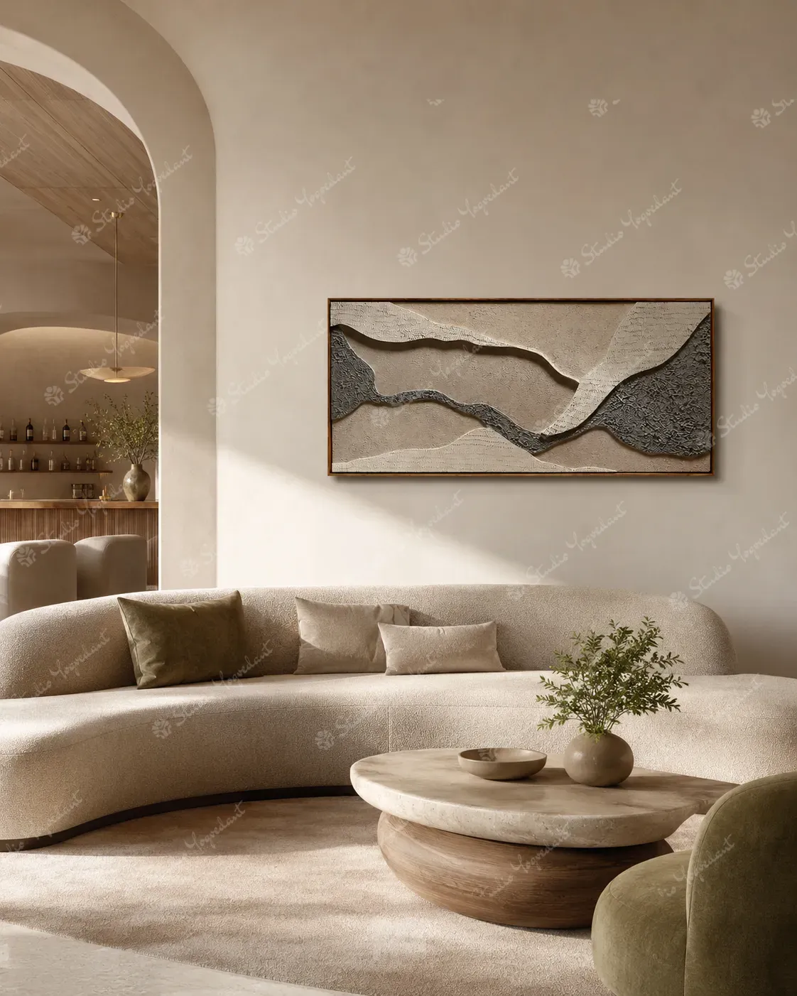 Layered Stone Landscape Relief - Image 9