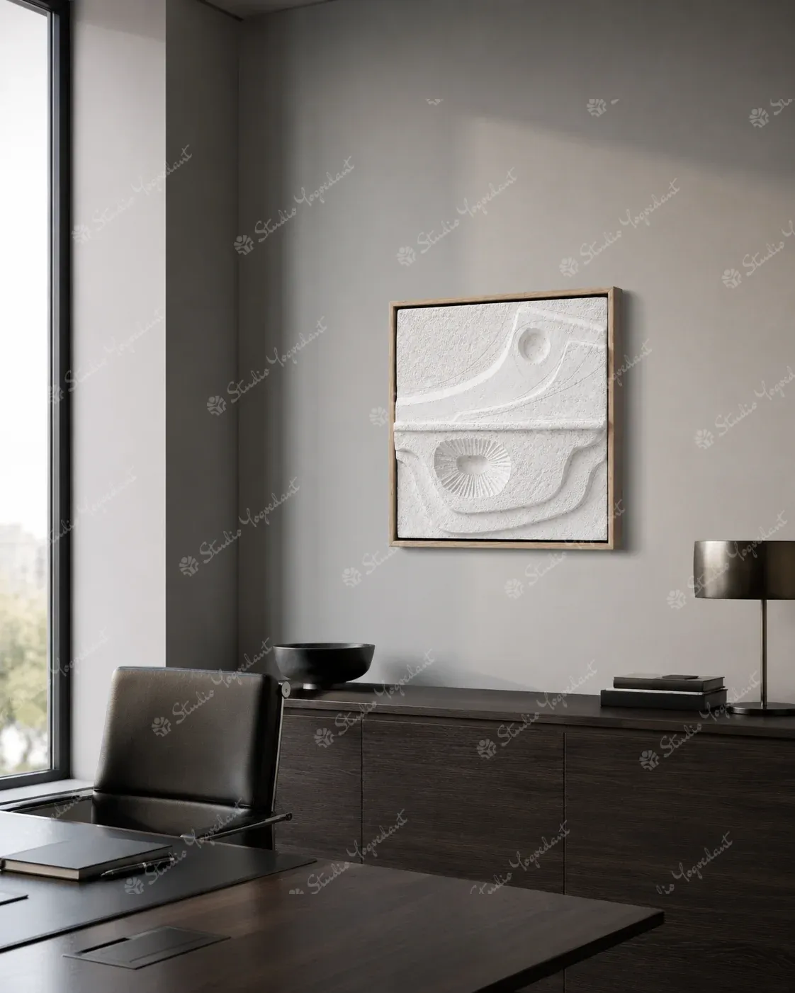 Small Abstract Relief Tile II - Image 9