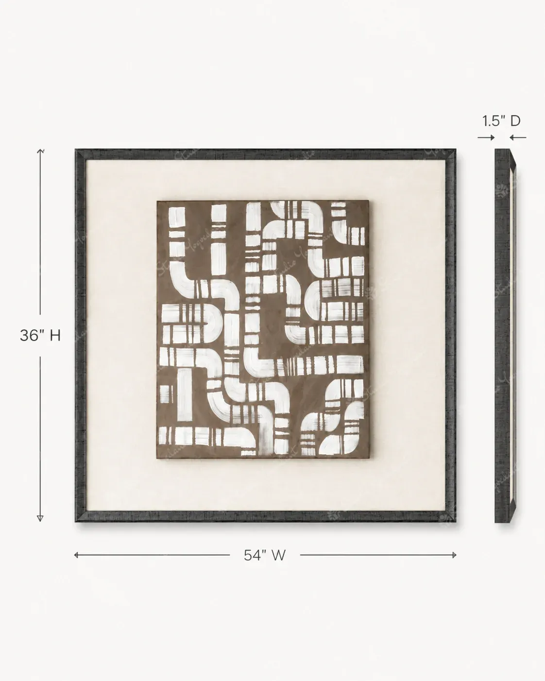 Gallery Neutral Abstract Painting - Image 5