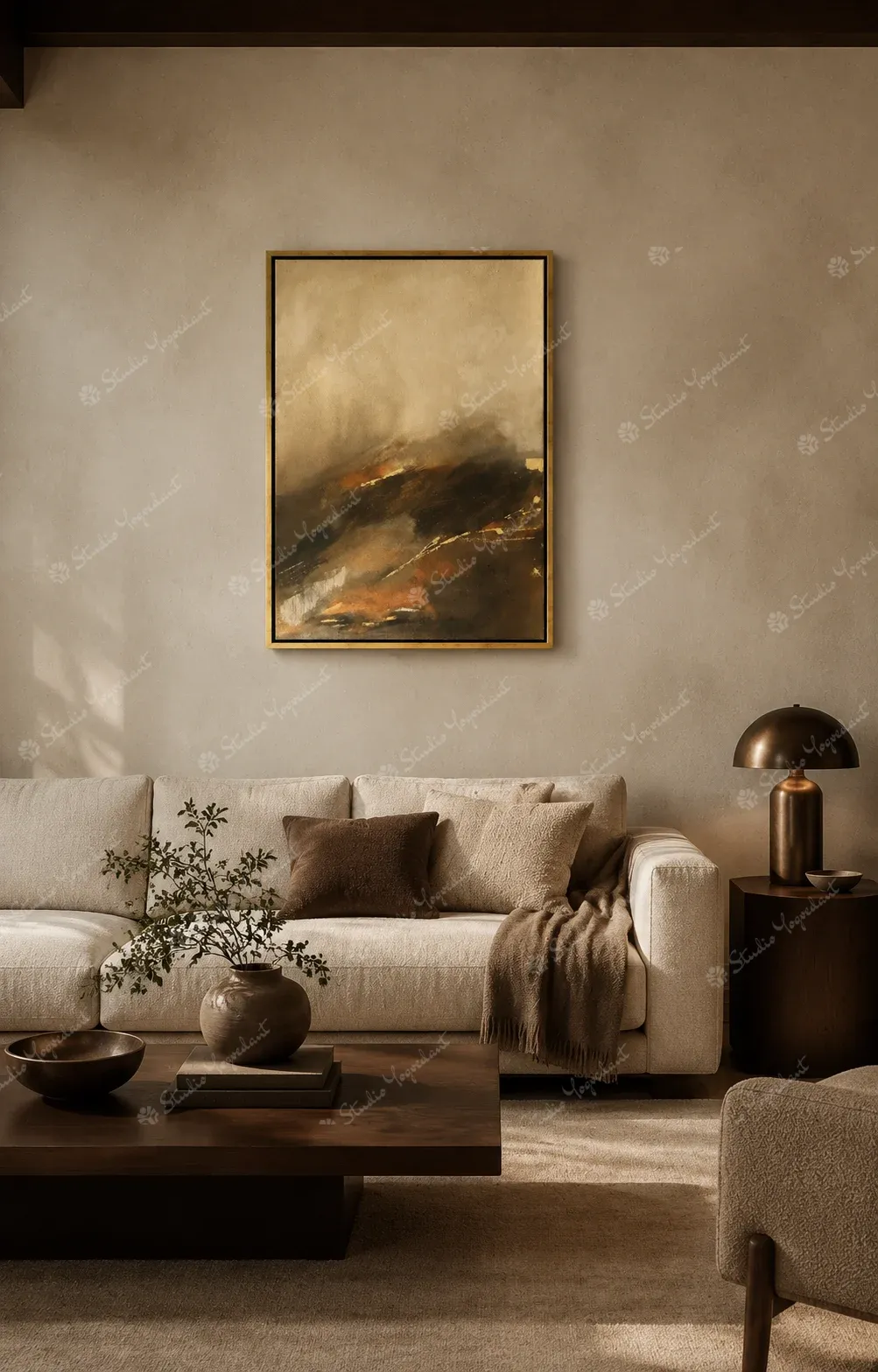 Modern Studio Canvas Painting - Image 8