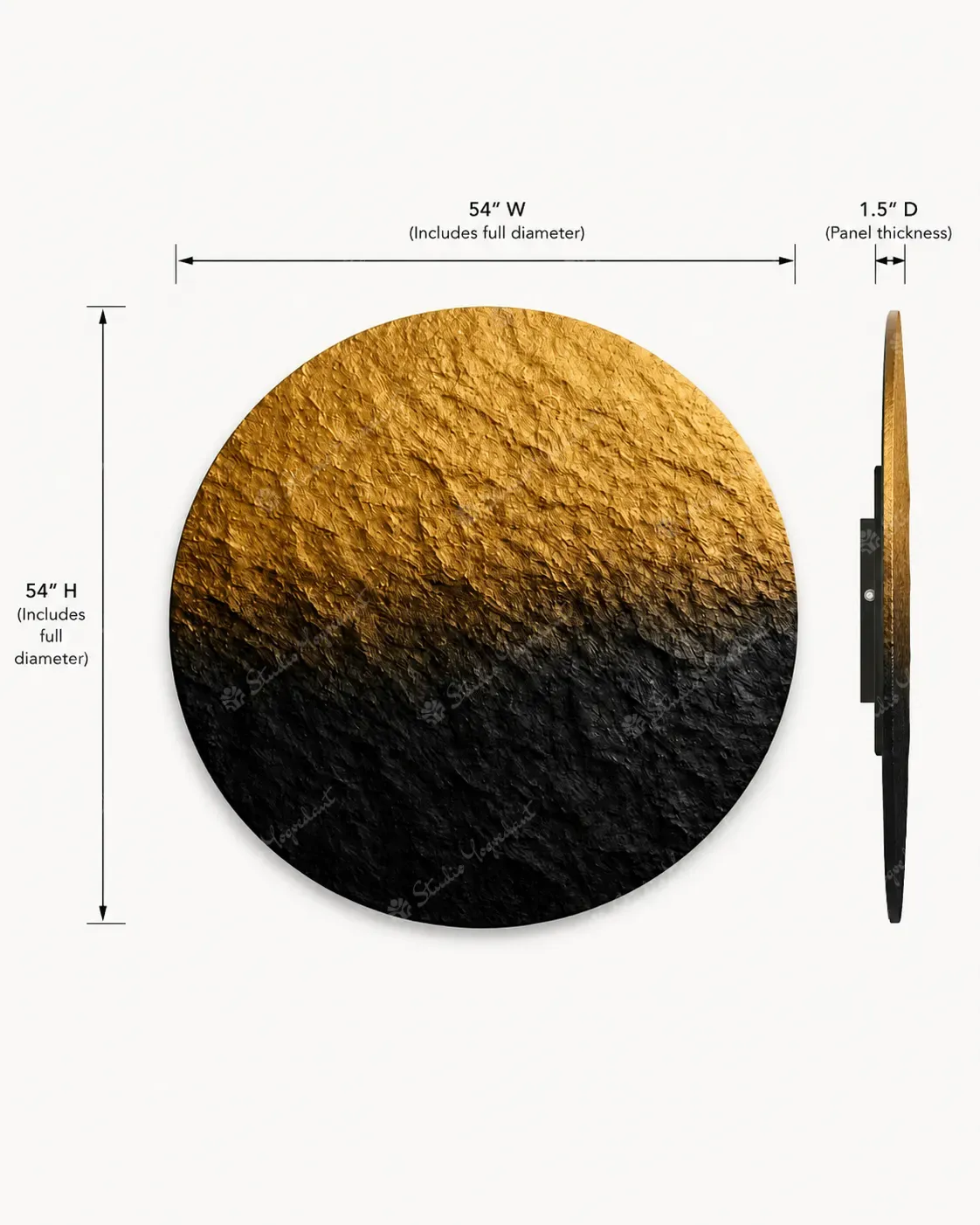 Sunset Ombre Circular Relief - Image 4