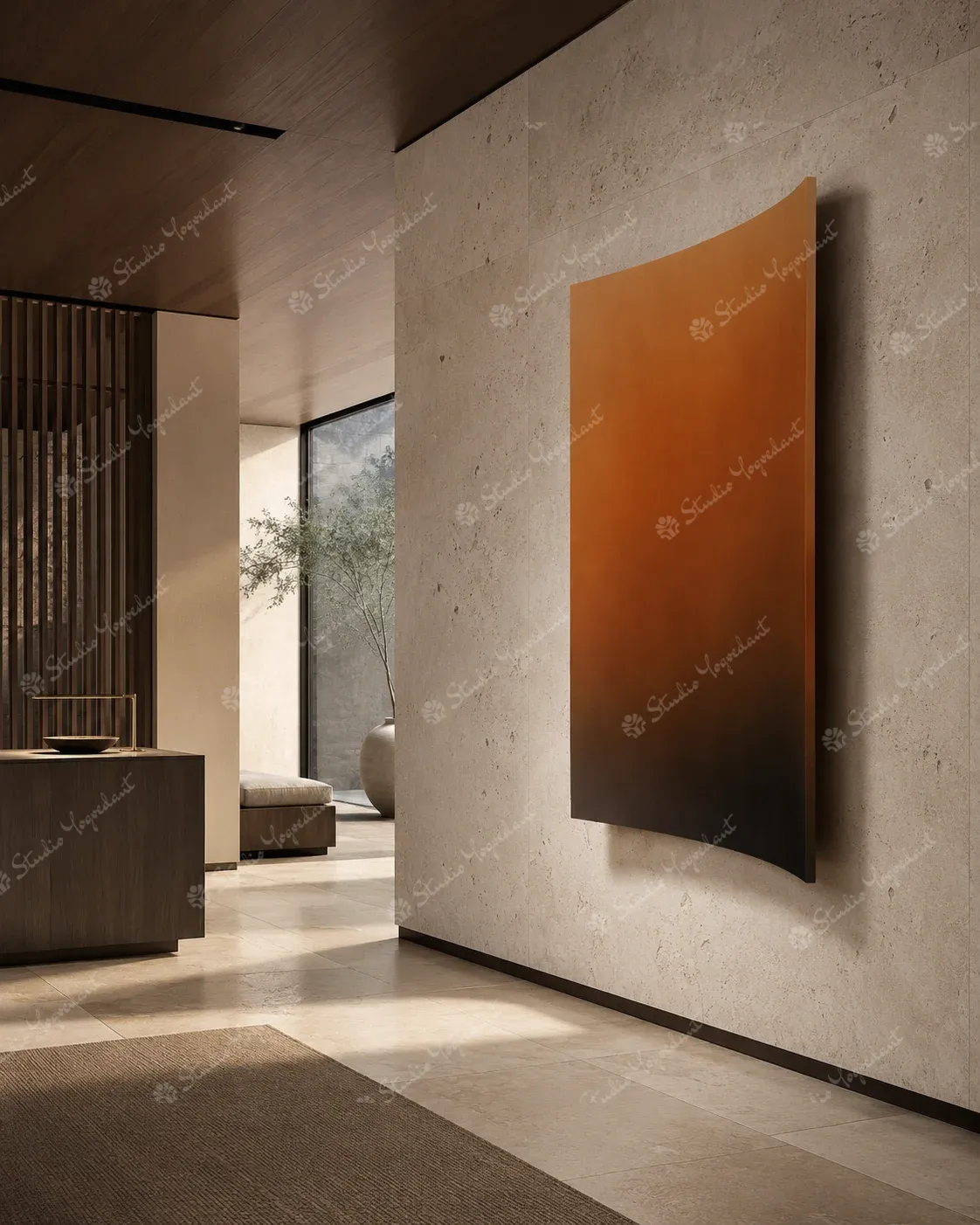 Contemporary Neutral Wall Painting - Image 7