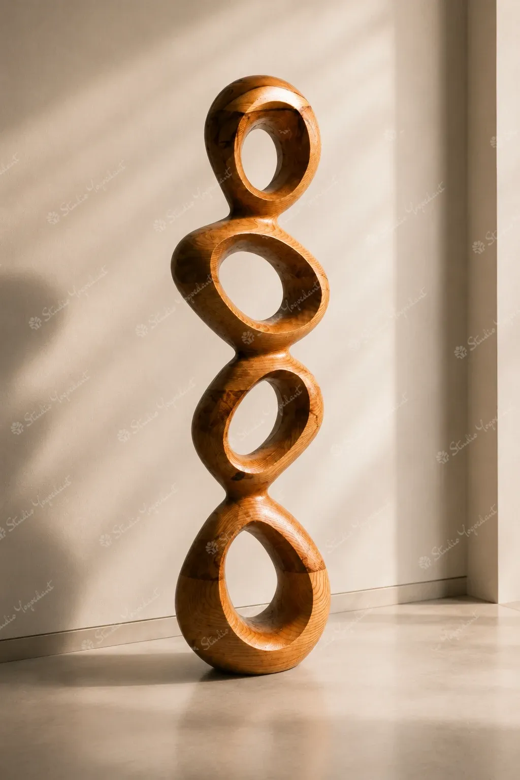 Wood Finish Organic Chain Totem - Image 6