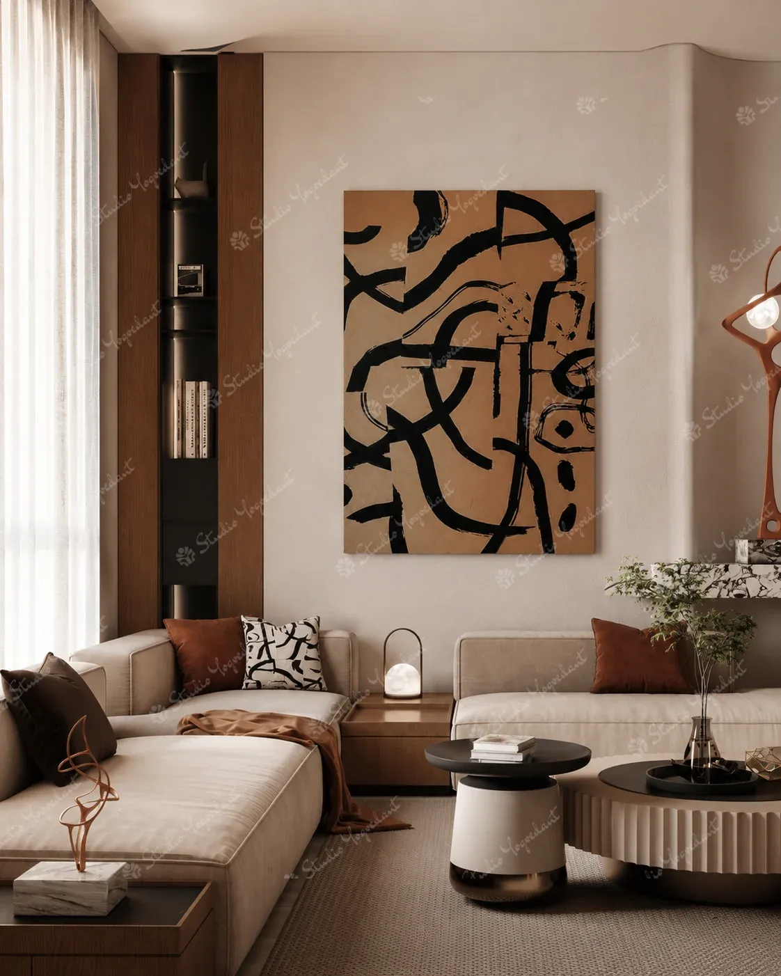 Linear Earth Rhythm Wall Panel - Image 7