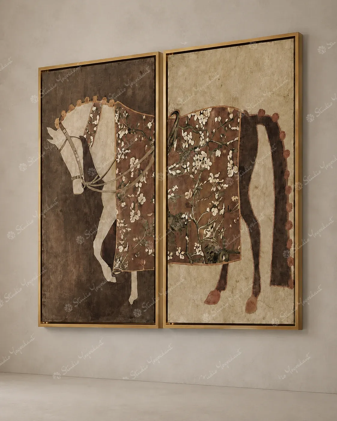 Muted Architectural Abstract Canvas - Image 6