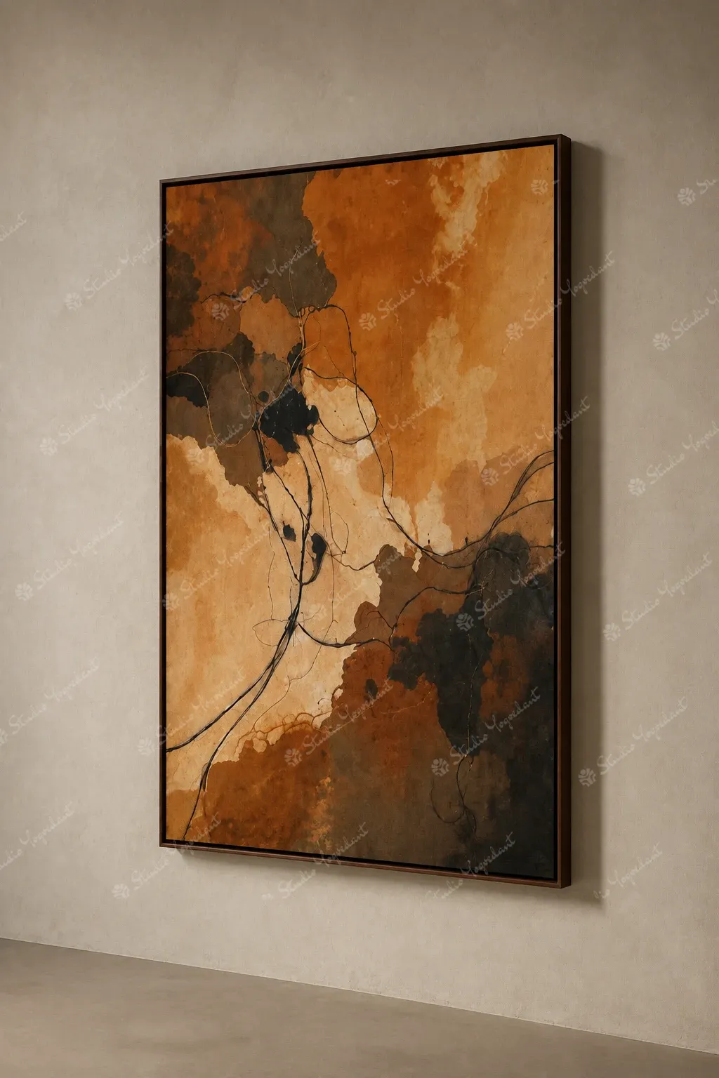 Textured Abstract Studio Painting - Image 6