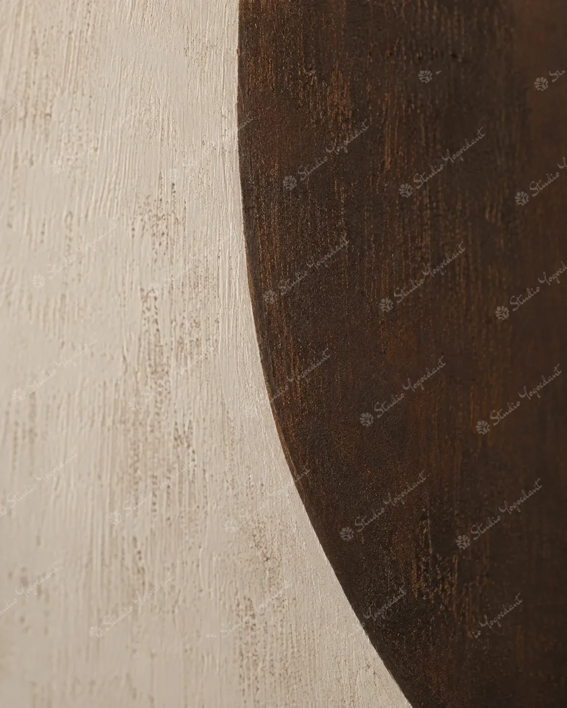 Layered Earth Abstract Painting - Image 2