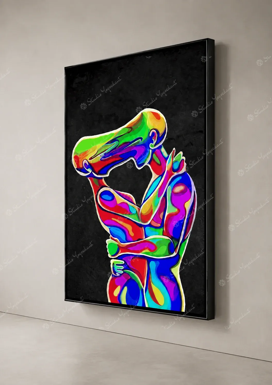 Neutral Studio Abstract Canvas - Image 6