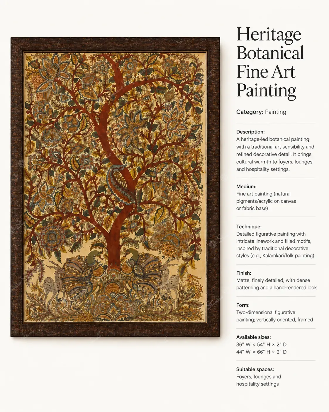 Heritage Botanical Fine Art Painting - Image 3