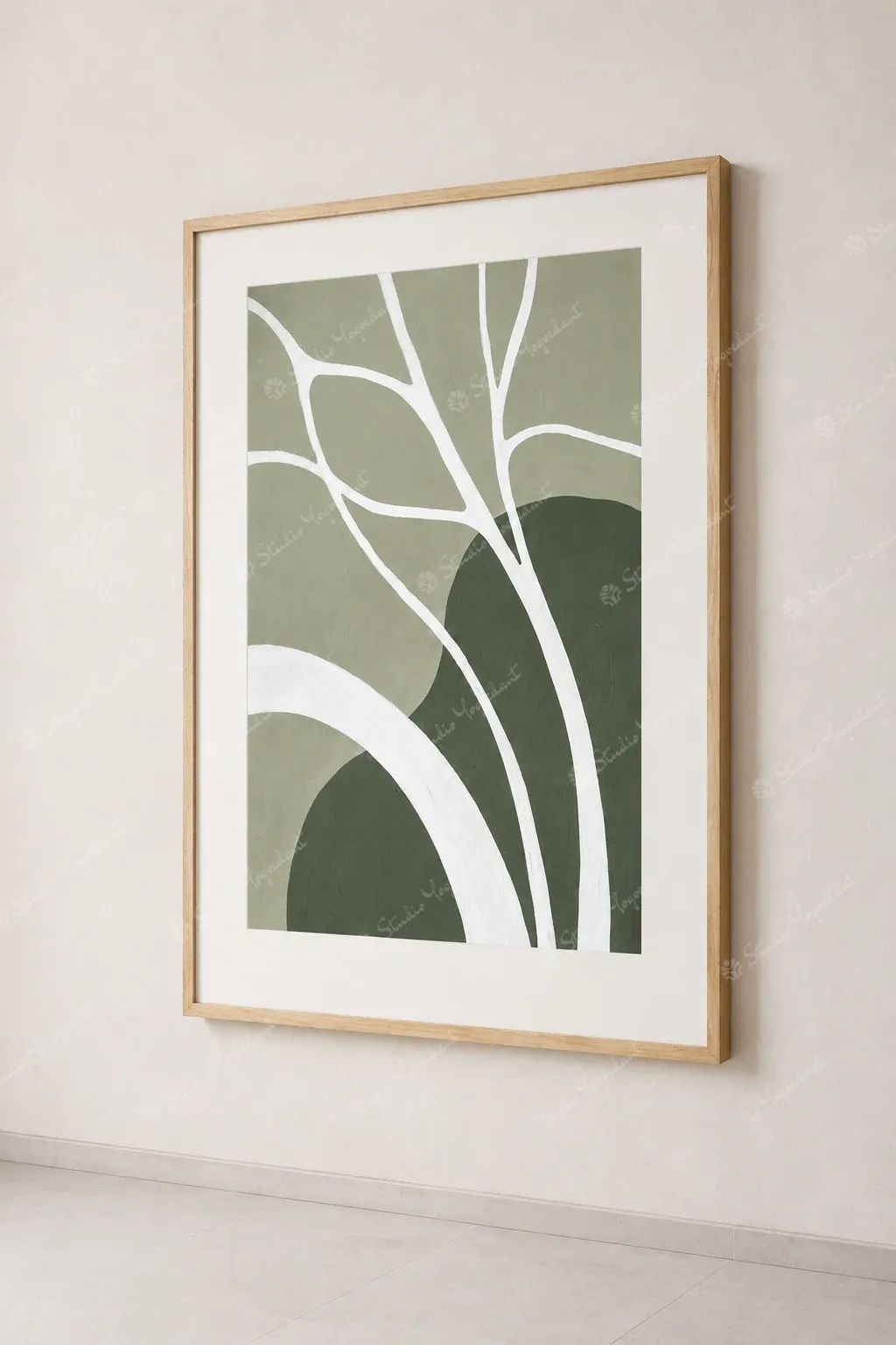 Layered Contemporary Abstract Painting - Image 6