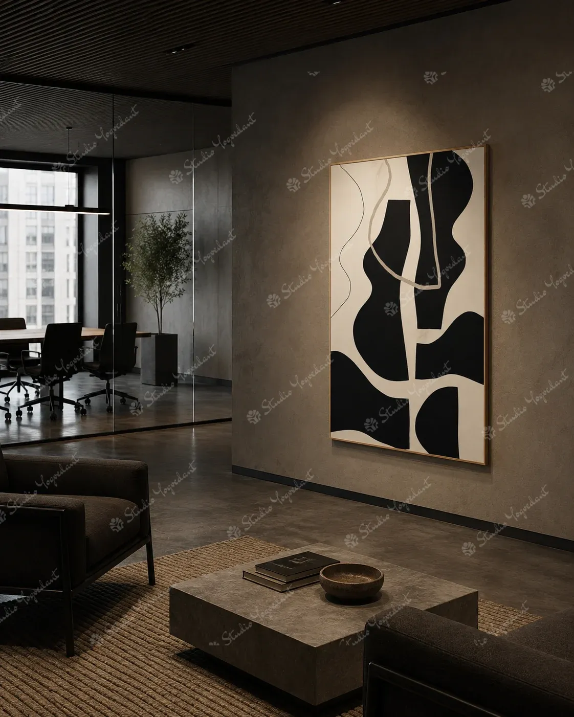 Abstract Shape Study Wall Art - Image 8