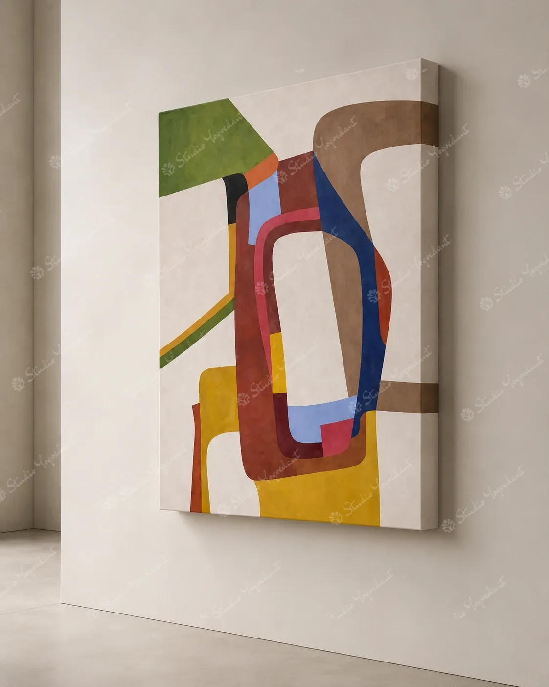Modern Abstract Canvas Study - Image 6