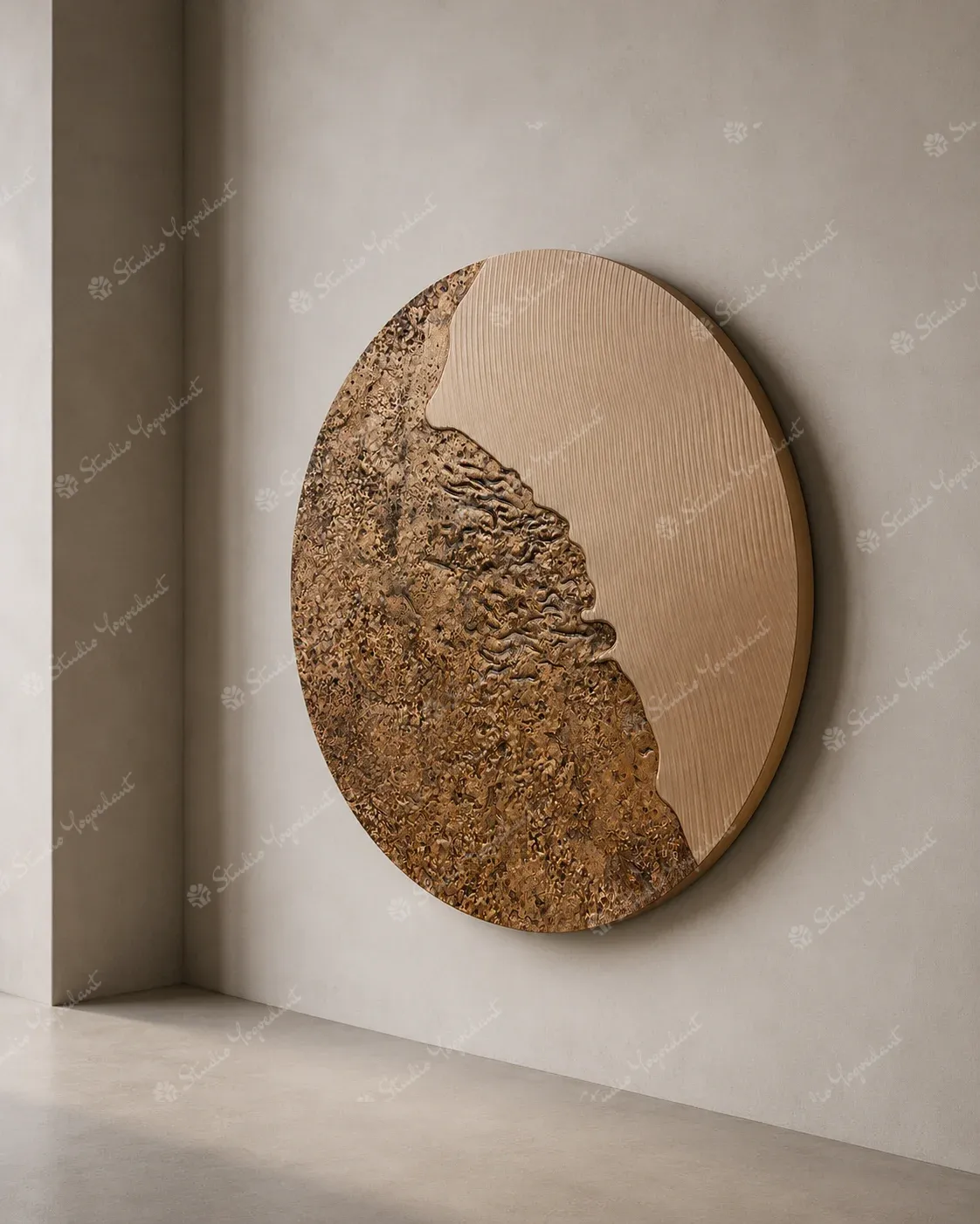 Textured Terra Circle Panel - Image 7