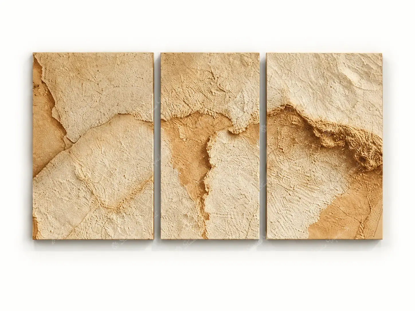 Sandstone Fragment Triptych