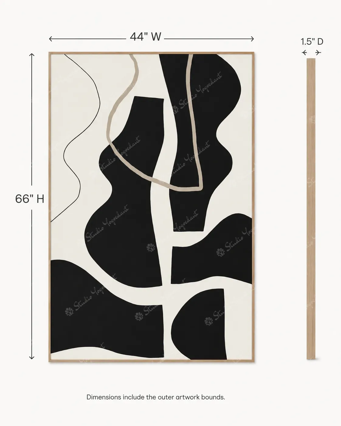 Abstract Shape Study Wall Art - Image 4