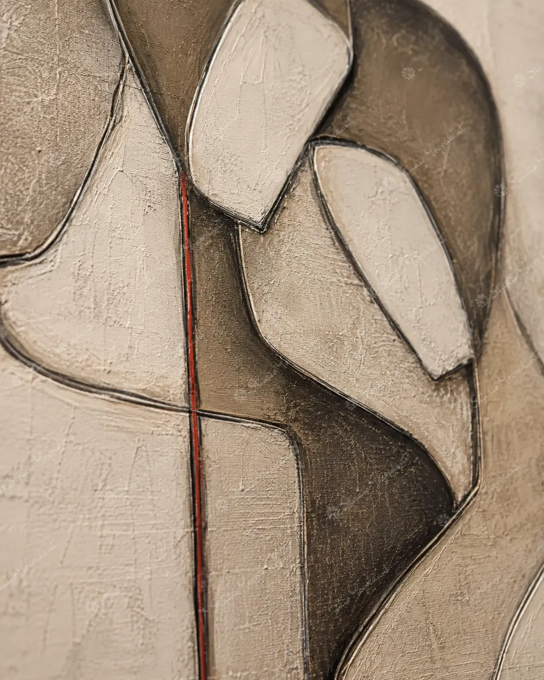 Modern Minimal Figurative Acrylic Art - Image 2