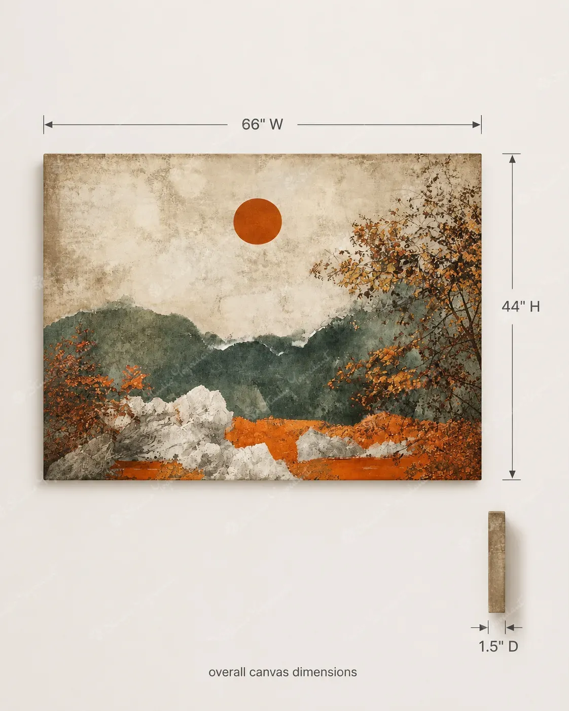 Textured Contemporary Canvas Painting - Image 4