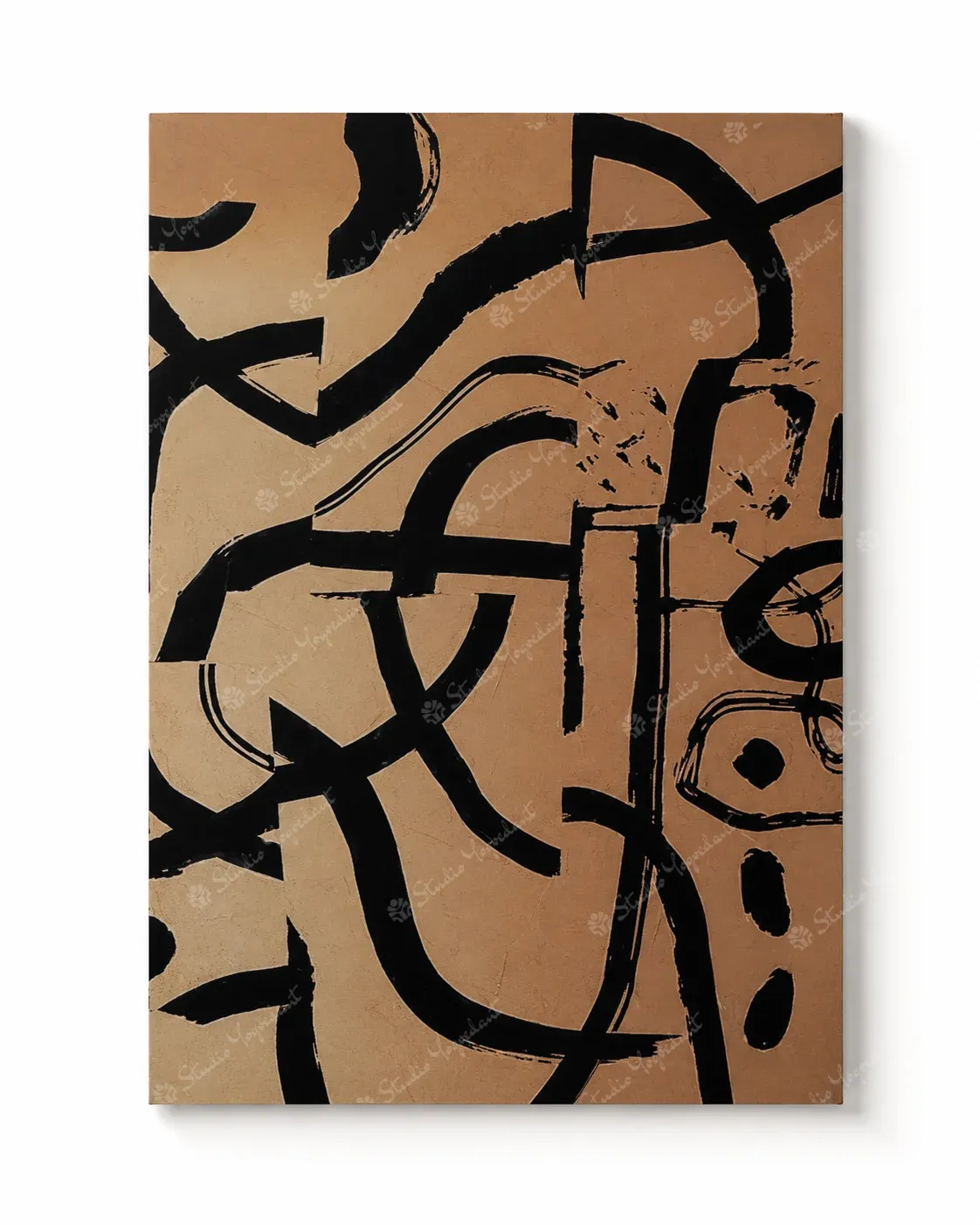 Linear Earth Rhythm Wall Panel