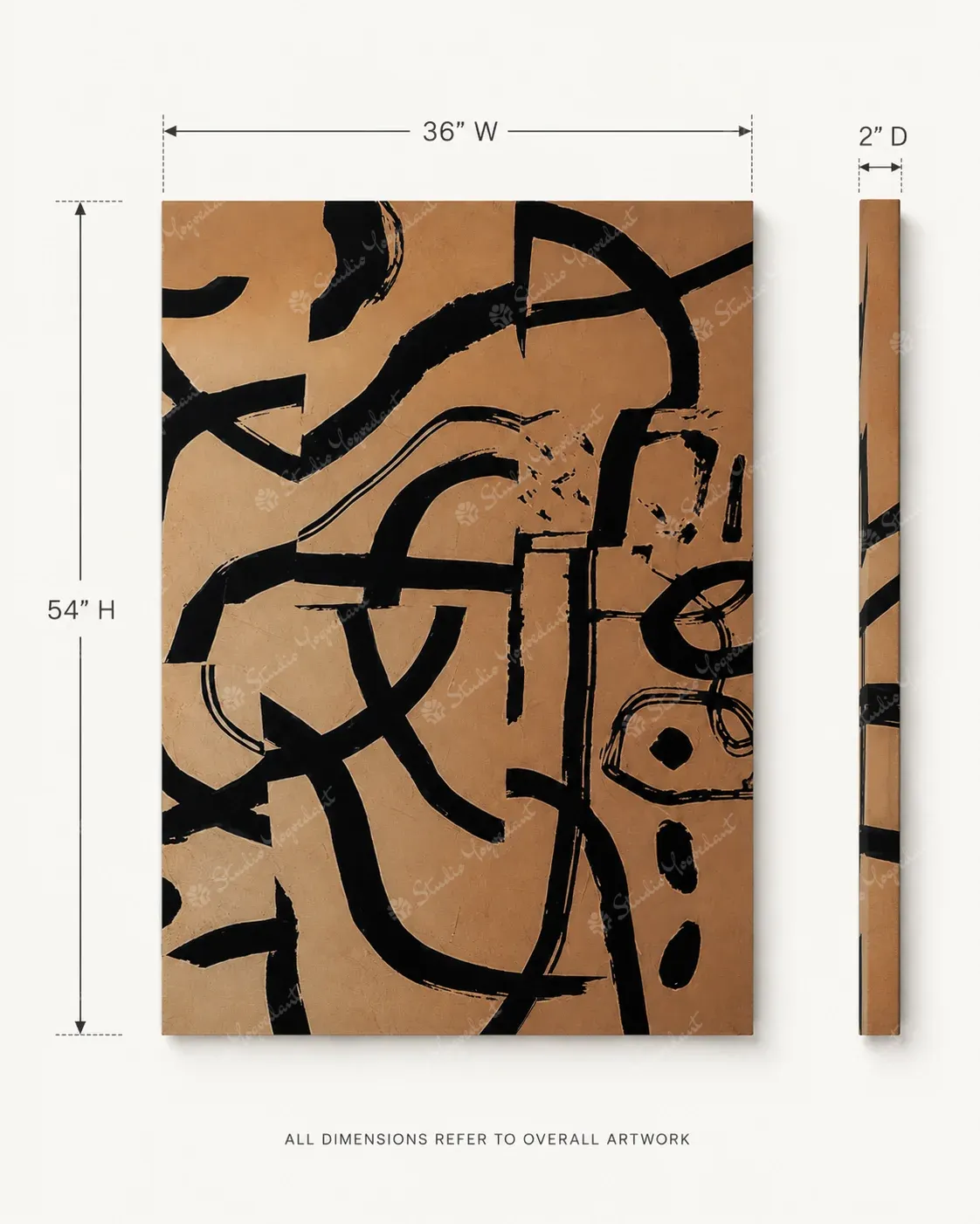 Linear Earth Rhythm Wall Panel - Image 4