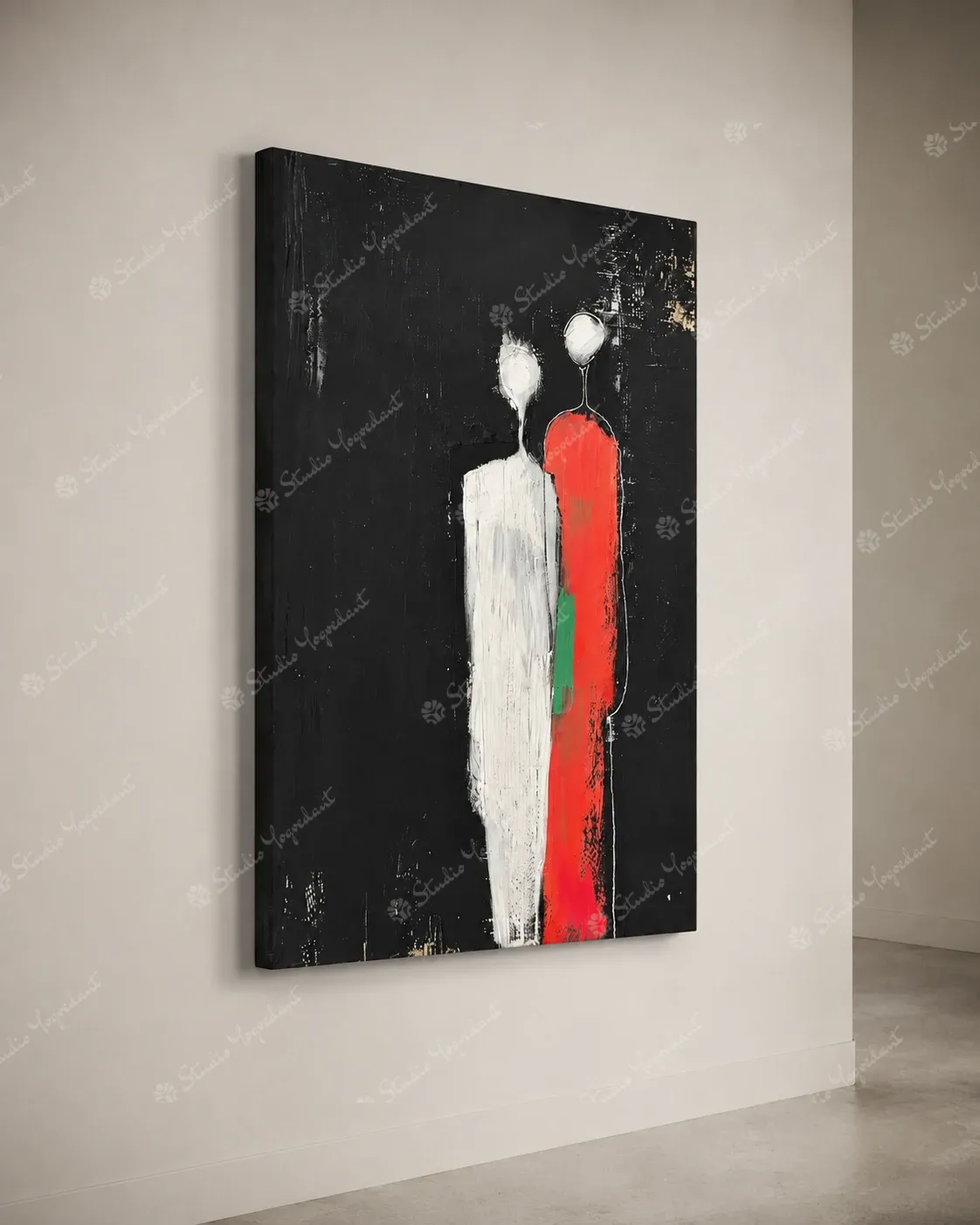 Abstract Human Forms Painting - Image 6