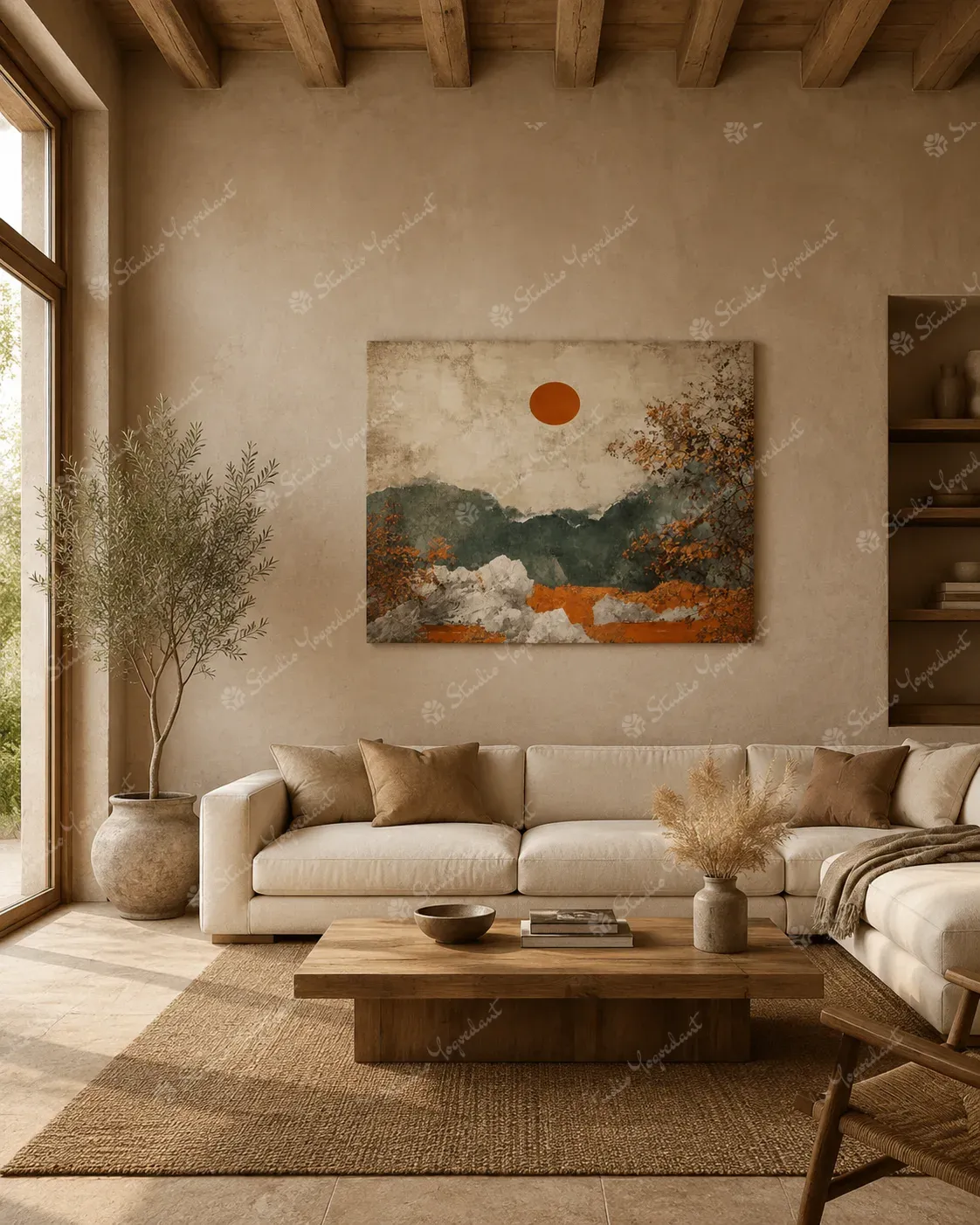 Textured Contemporary Canvas Painting - Image 8