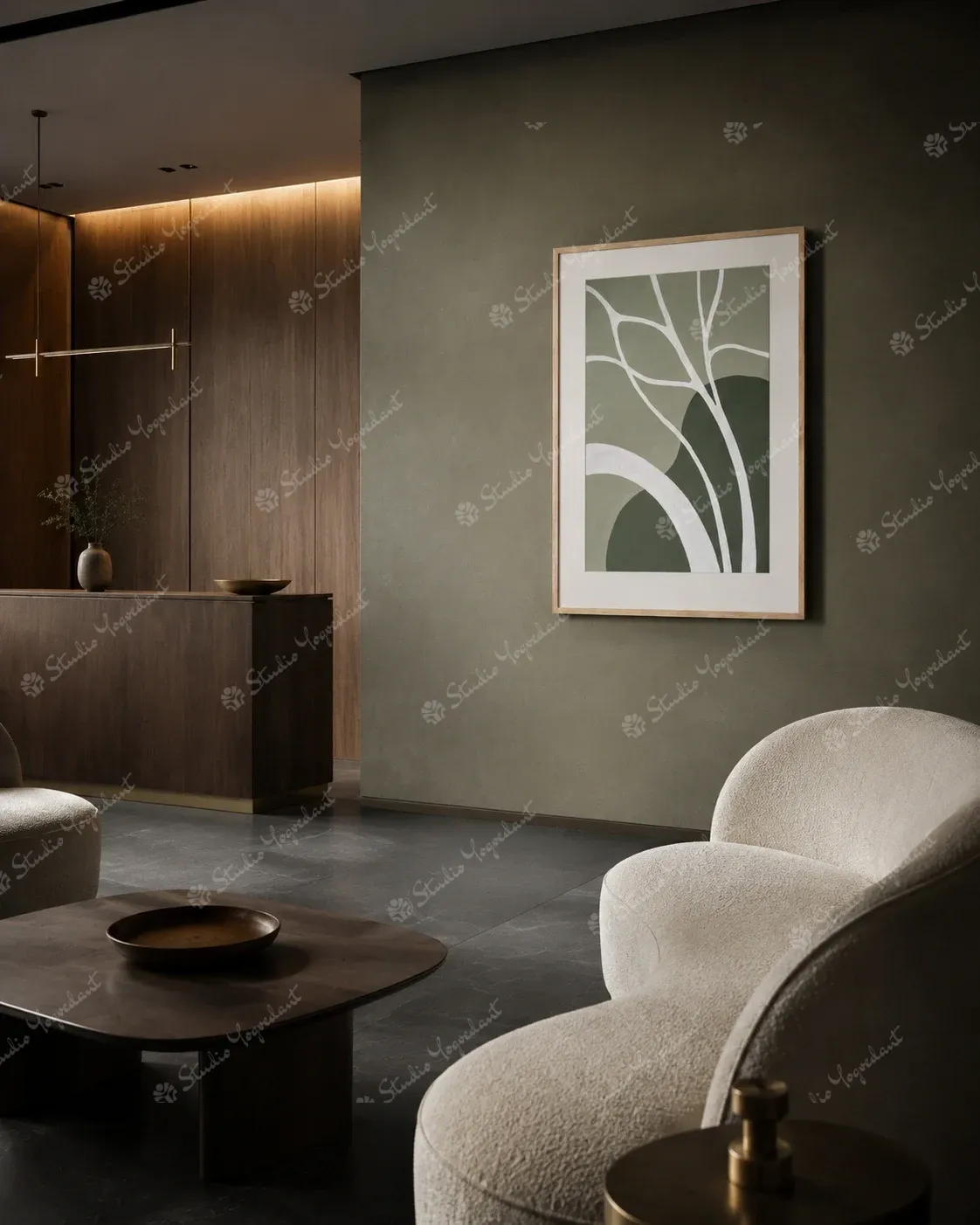 Layered Contemporary Abstract Painting - Image 8