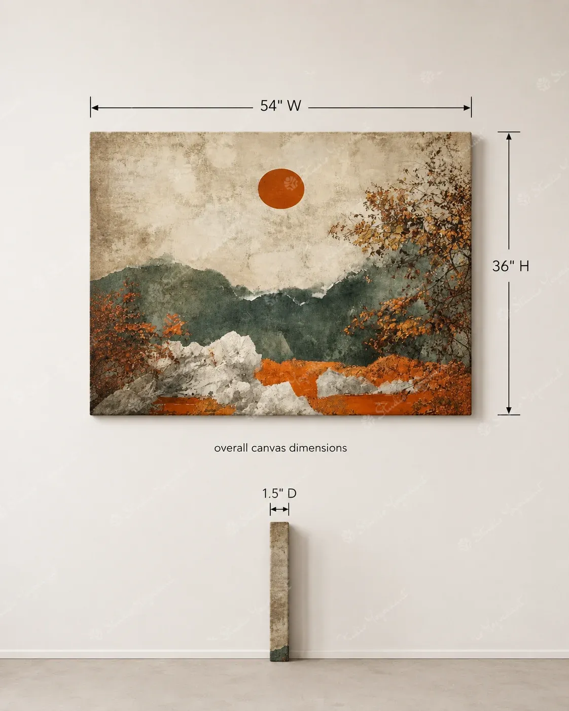 Textured Contemporary Canvas Painting - Image 5