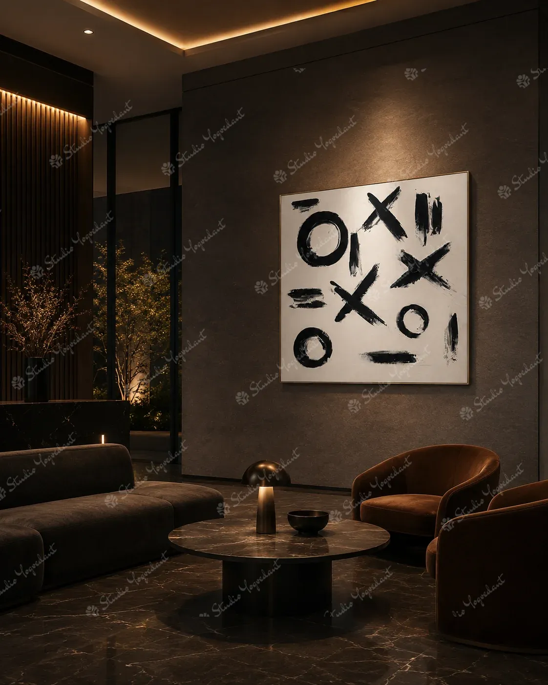 Textured Abstract Feature Painting - Image 8