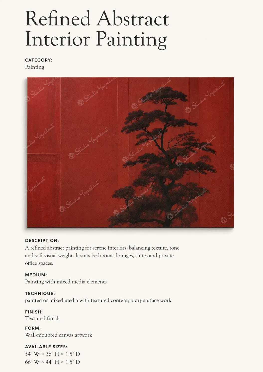 Refined Abstract Interior Painting - Image 3