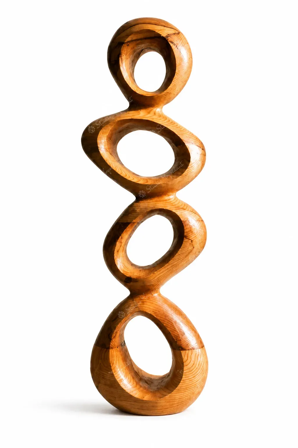 Wood Finish Organic Chain Totem