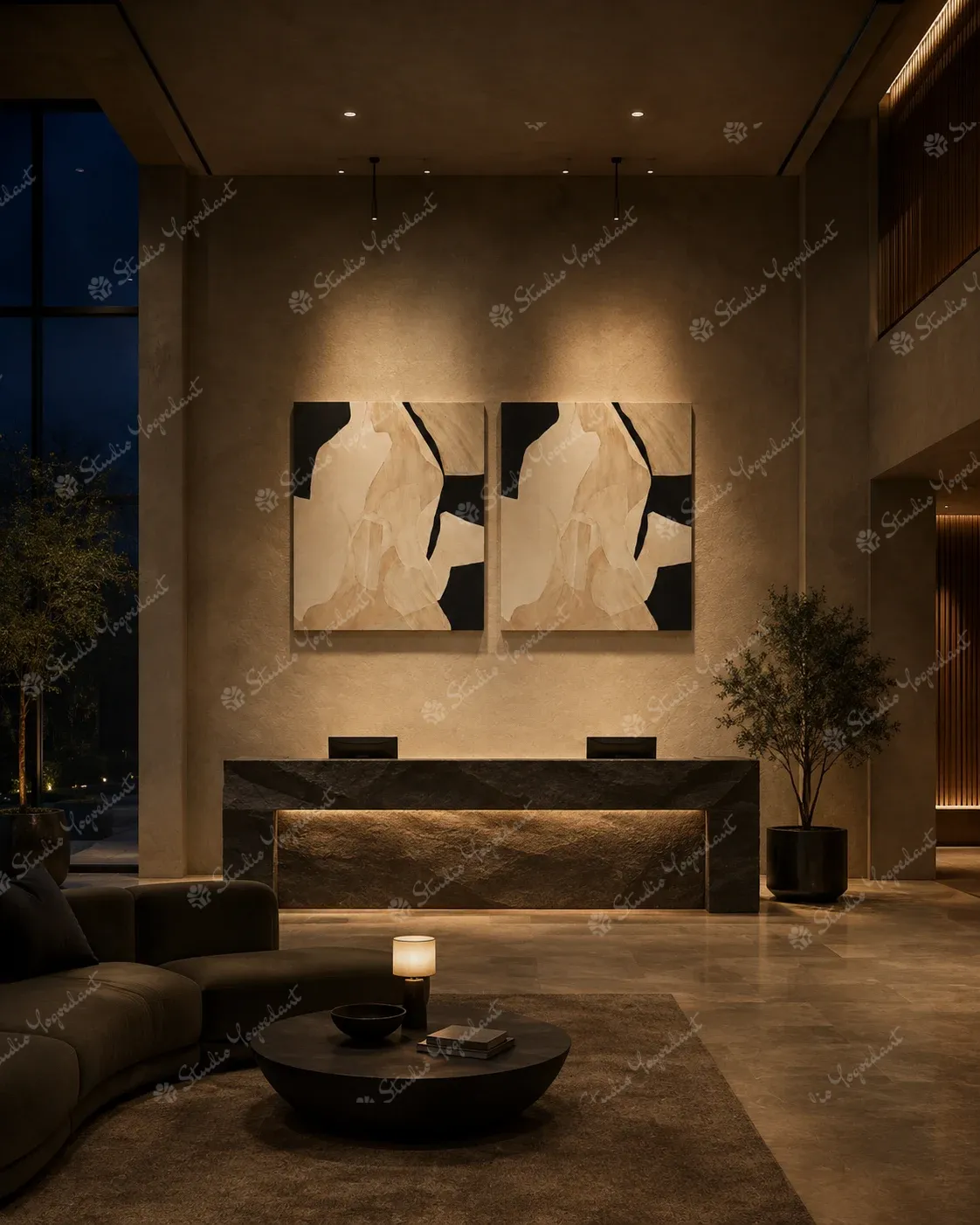 Large Statement Abstract Canvas - Image 7