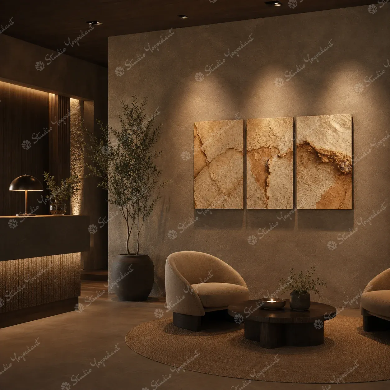 Sandstone Fragment Triptych - Image 7