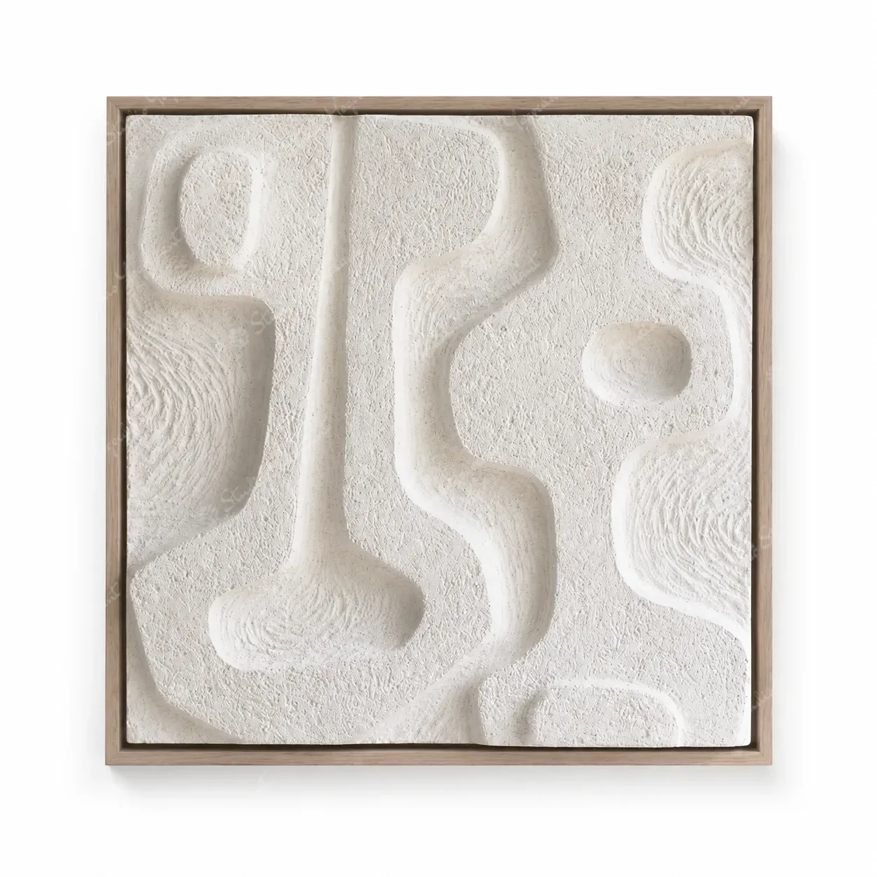 Aurora Abstract Plaster Relief Tile