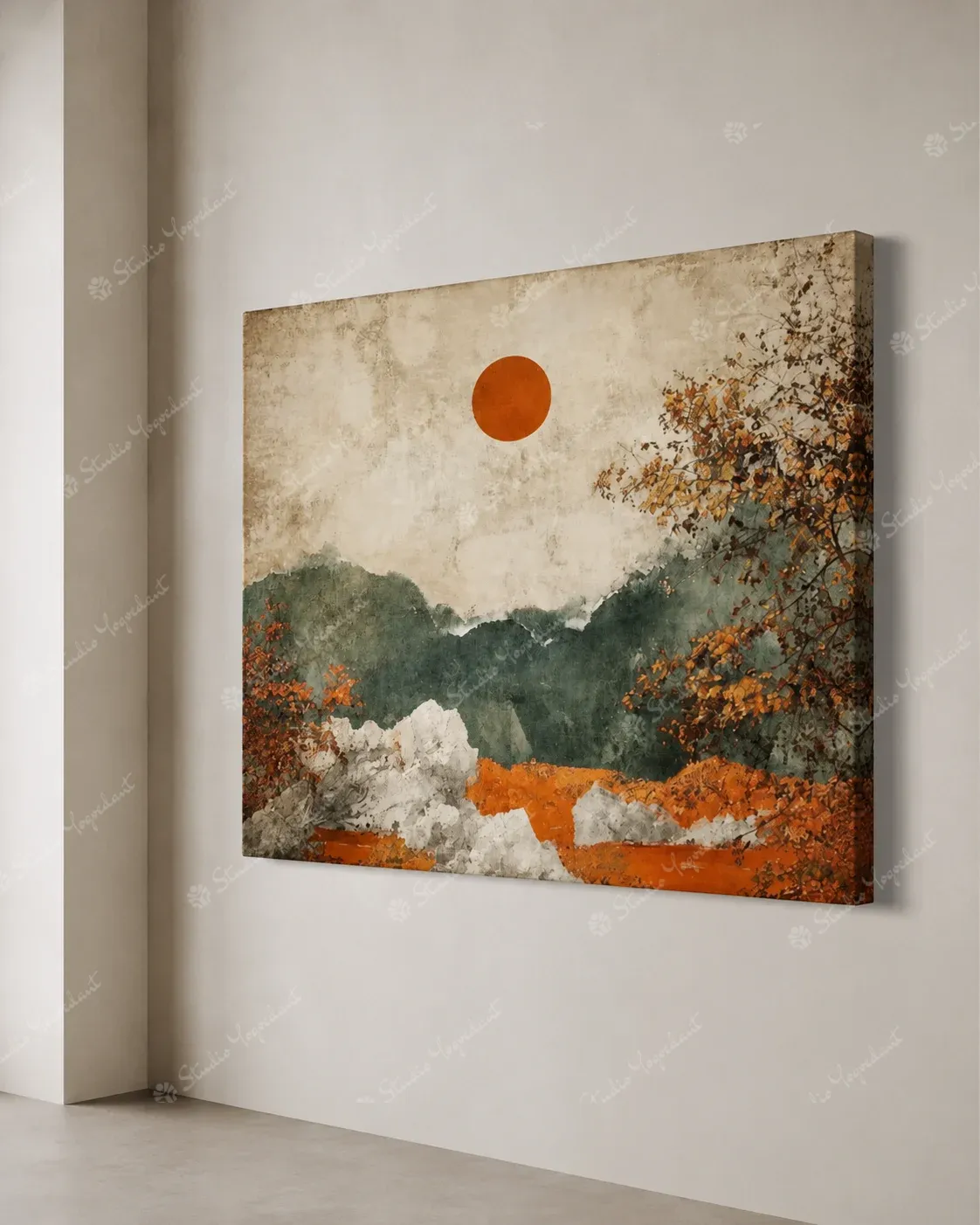 Textured Contemporary Canvas Painting - Image 6