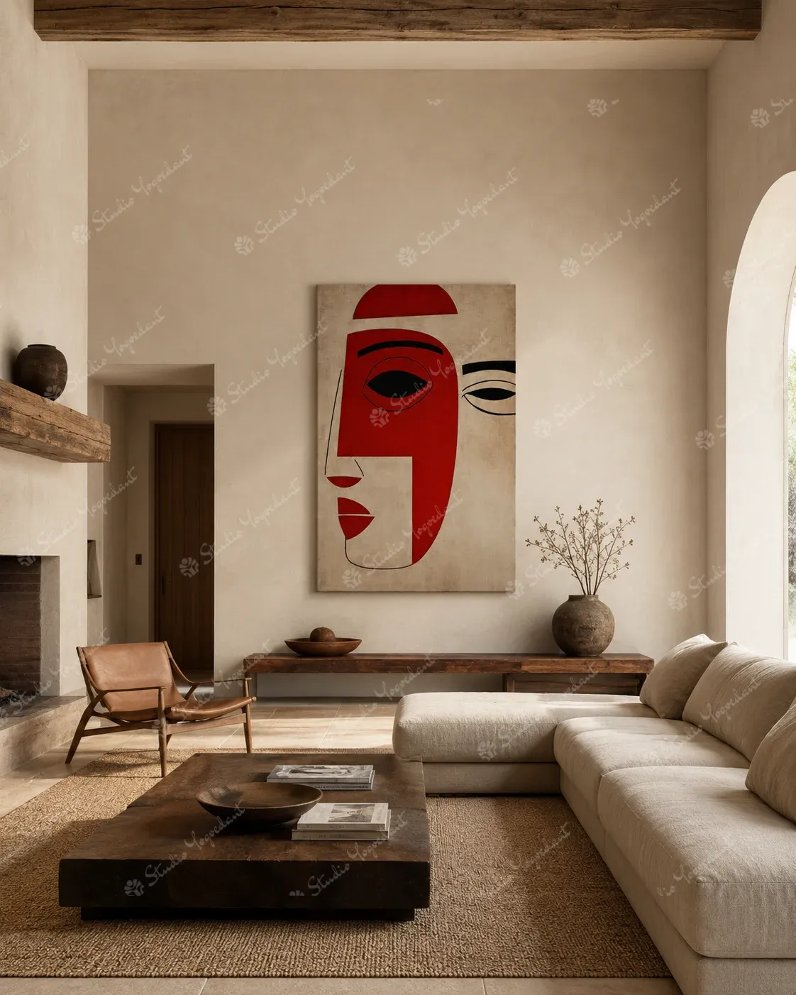Figurative Abstract Acrylic Artwork - Image 7