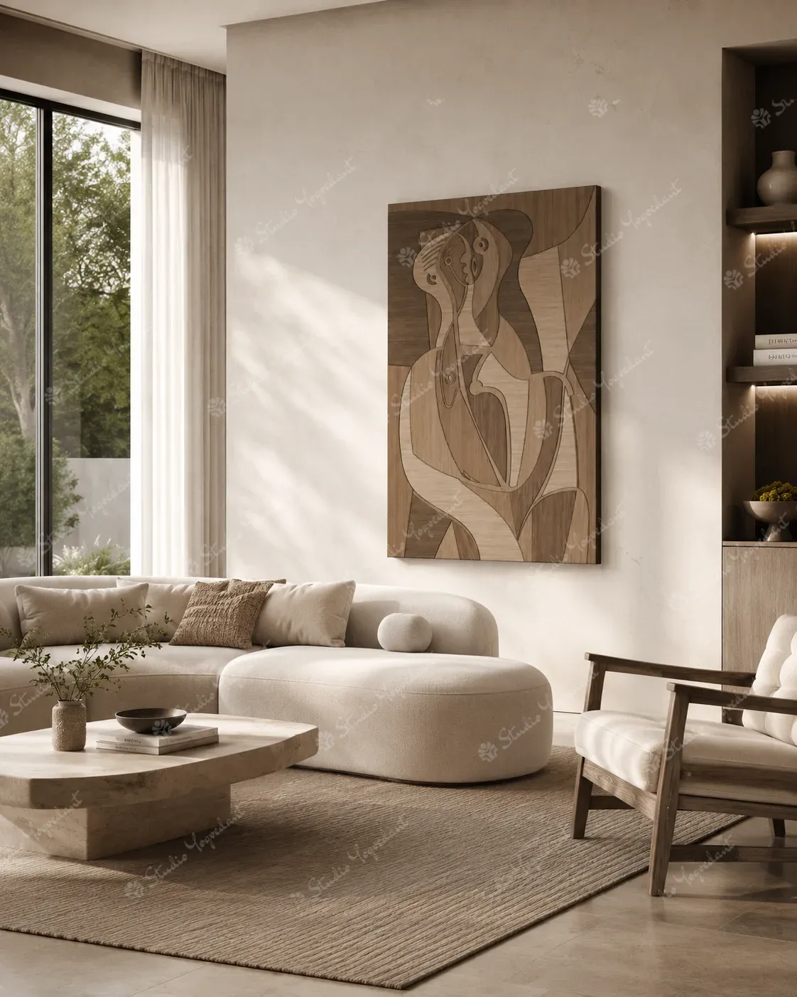 Contemporary Abstract Wall Painting - Image 7