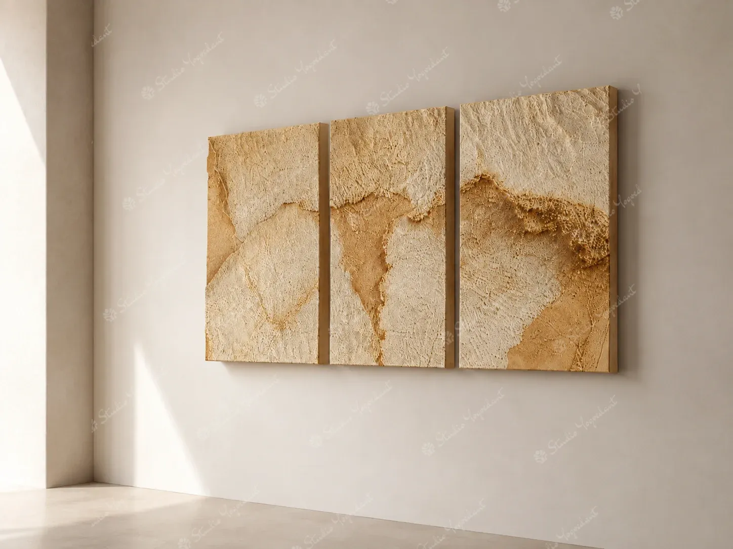 Sandstone Fragment Triptych - Image 6