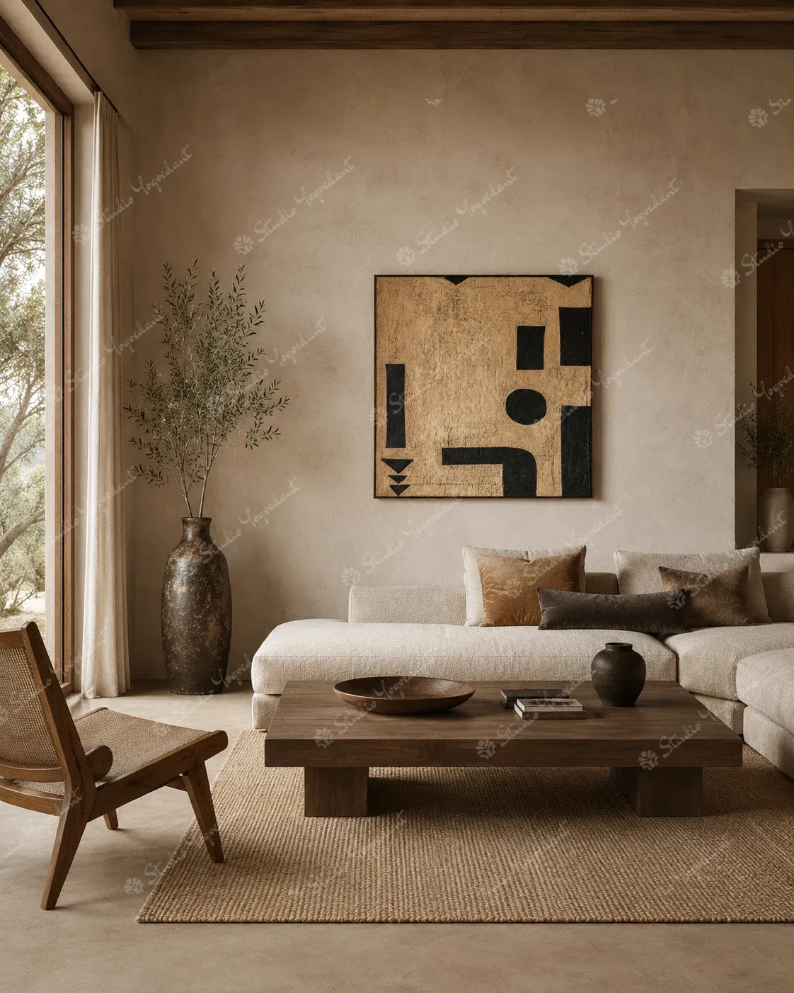 Modern Abstract Fine Art Canvas - Image 8