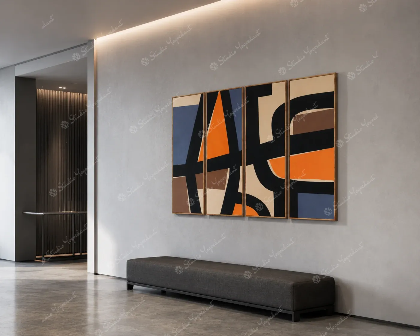 Quiet Contemporary Abstract Painting - Image 7