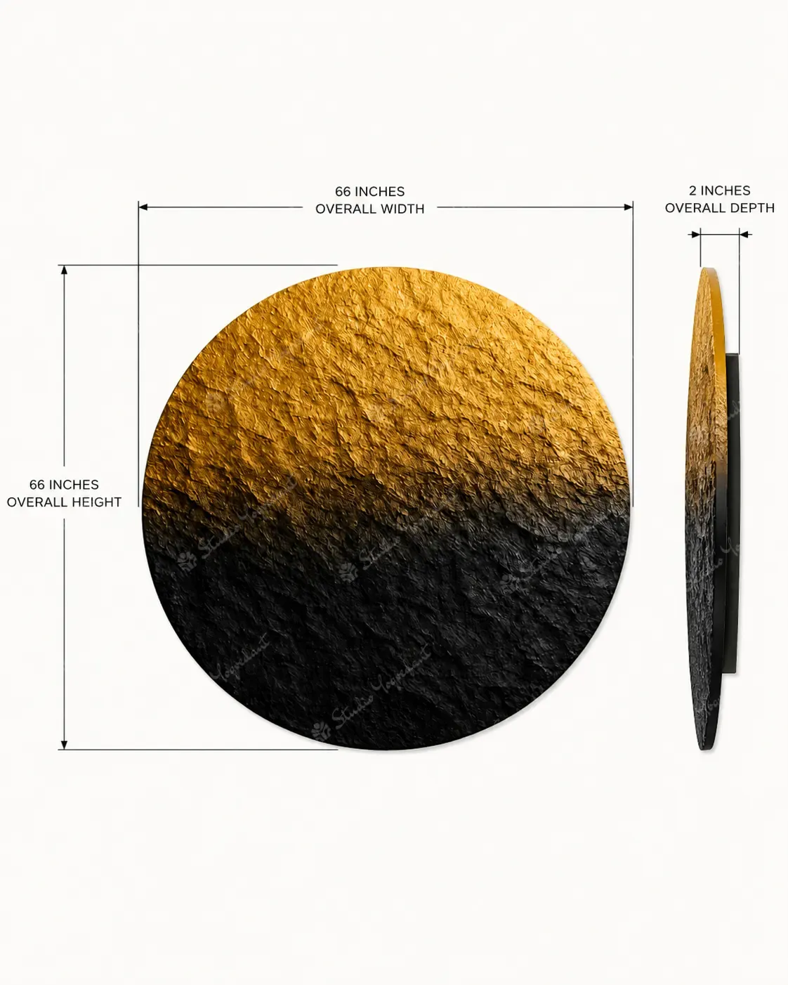Sunset Ombre Circular Relief - Image 6